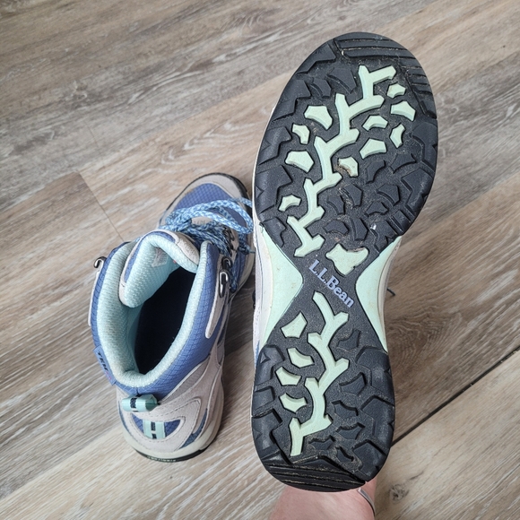 Blue L.L. Bean Women's Hiking Boots Size 9W - Picture 6 of 6